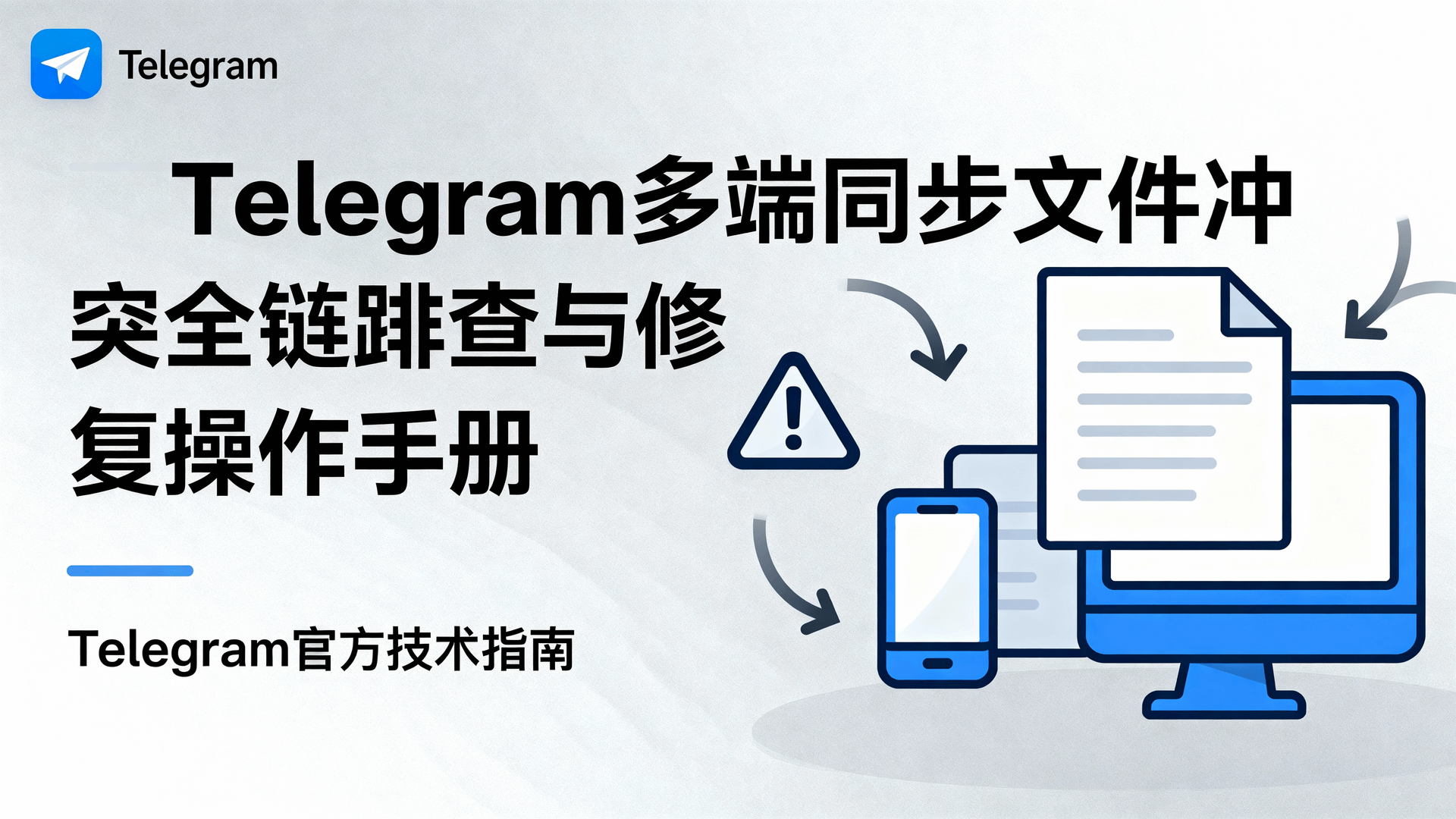 Telegram多端同步文件冲突全链路排查与修复操作手册