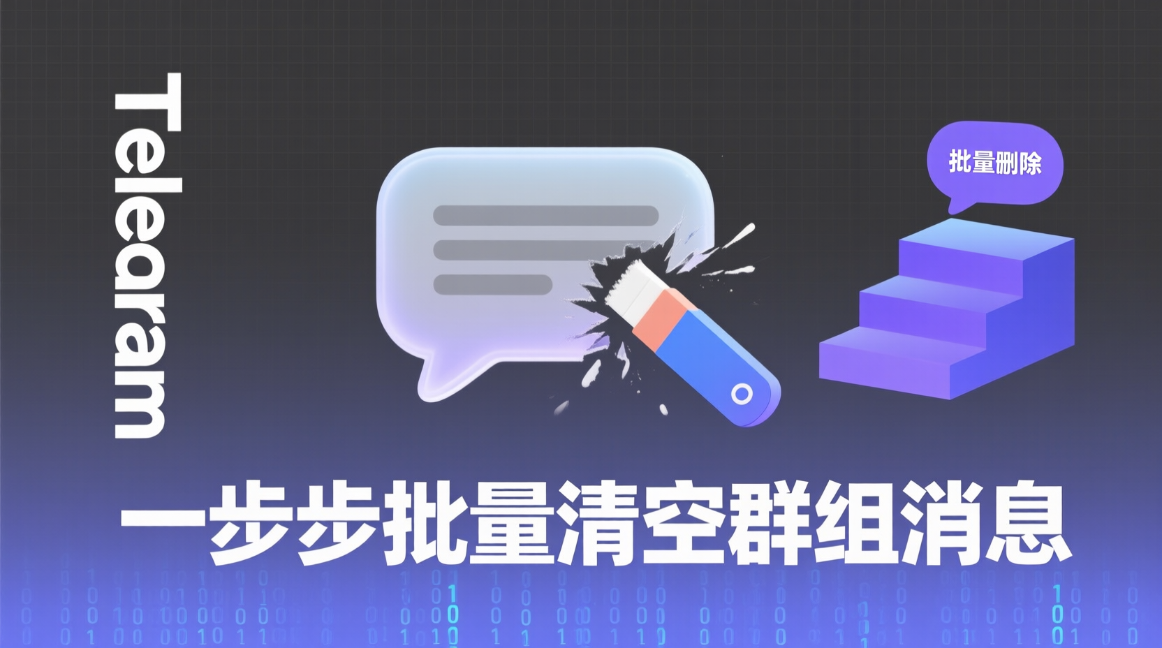 一步步批量清空群组消息